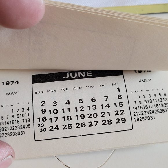 1970'S REAL ESTATE INSURANCE THERMOMETER CALENDAR ADVERTISING LILLOOET BC CANADA - Picture 11 of 13